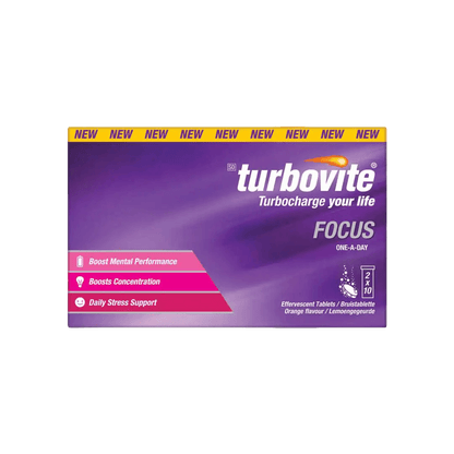 Turbovite Focus Effervescent Tablets, 20's - Vaids Pharmacy