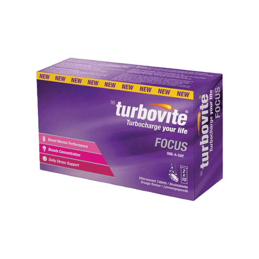 Turbovite Focus Effervescent Tablets, 20's - Vaids Pharmacy