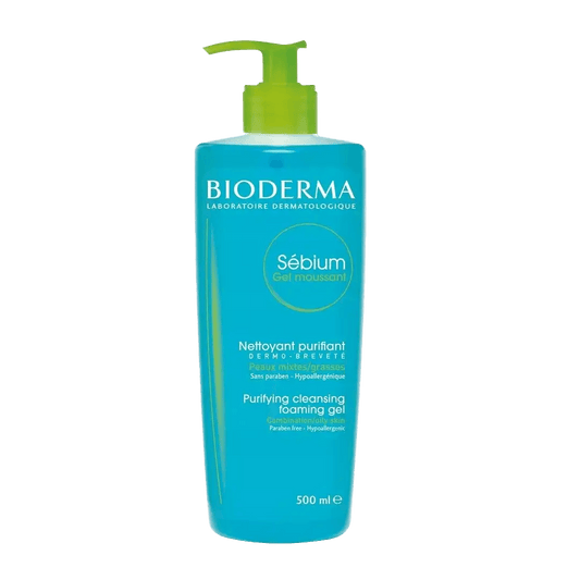 Bioderma Sébium Purifying Cleansing Foaming Gel, 500ml - Vaids Pharmacy