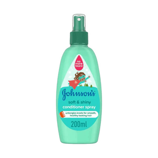 Johnson's Soft & Shiny Conditioner Spray, 200ml - Vaids Pharmacy