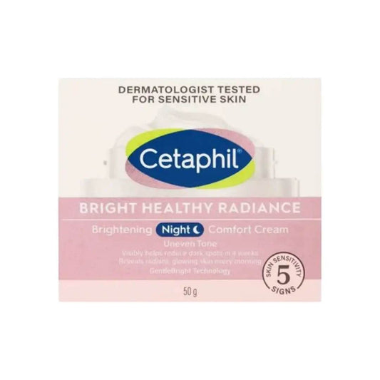Cetaphil Bright Healthy Radiance Brightening Night Comfort Cream, 50g - Vaids Pharmacy