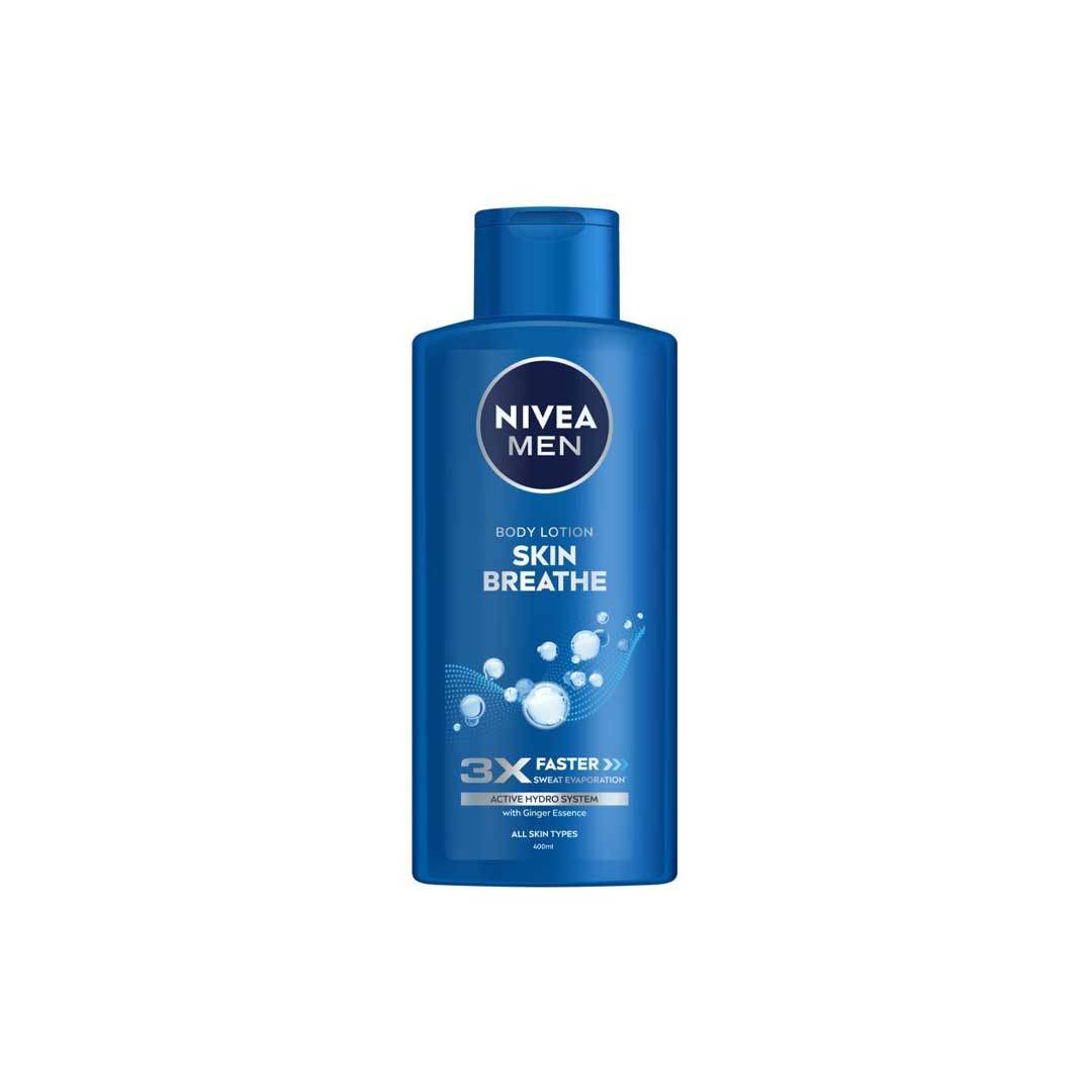 Nivea Men Skin Breathe Body Lotion, 400ml - Vaids Pharmacy