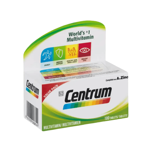 Centrum Multivitamin Tablets, 100's - Vaids Pharmacy