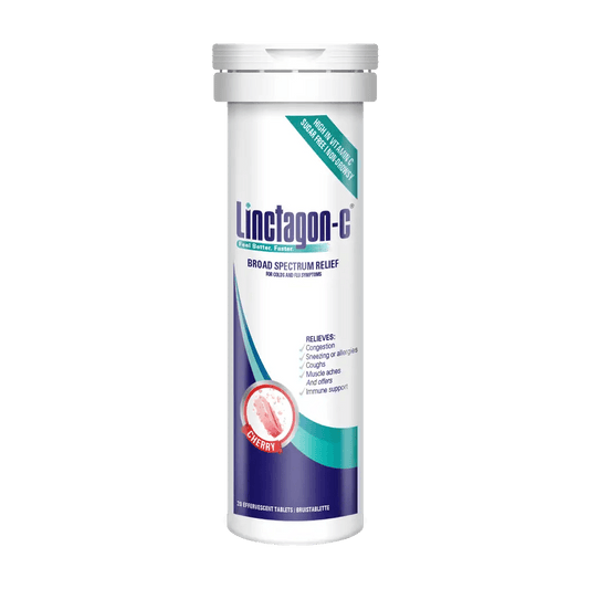 Linctagon-C Effervescent Cherry Tablets, 20's - Vaids Pharmacy