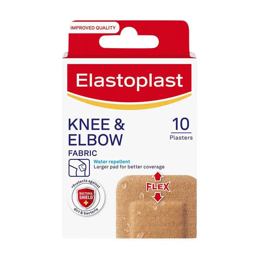 Elastoplast Fabric Knee & Elbow, 10's - Vaids Pharmacy