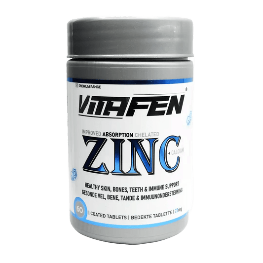 Vitafen Zinc Forte & Calcium Tablets, 60's - Vaids Pharmacy