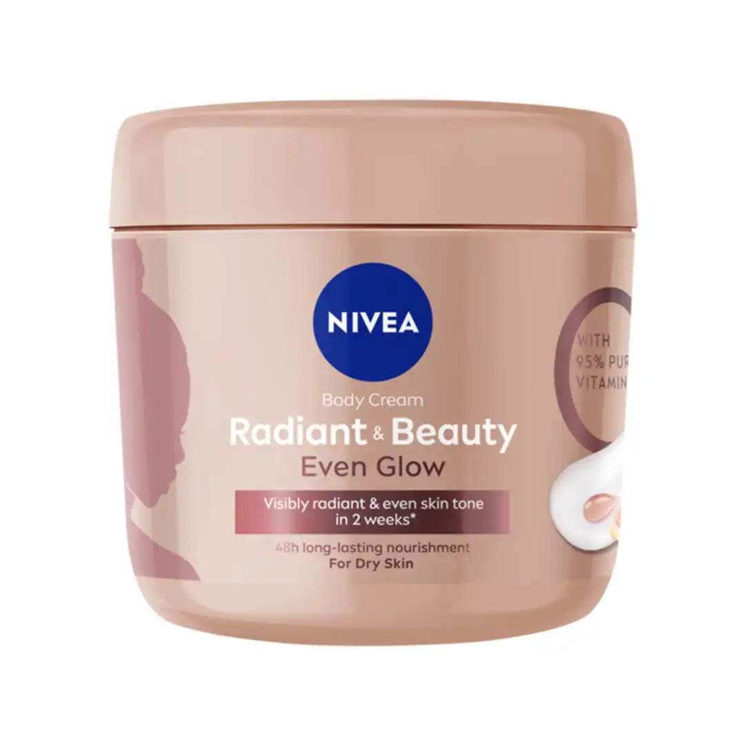 Nivea Radiant & Beauty Even Glow Body Cream, 400ml - Vaids Pharmacy
