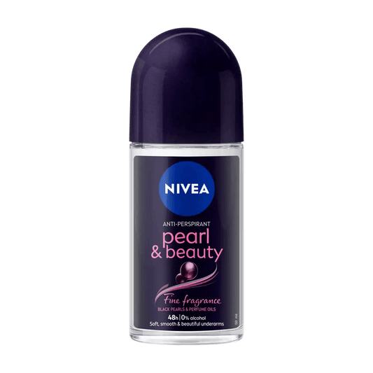 Nivea Roll On Pearl & Beauty Black Pearl, 50ml - Vaids Pharmacy