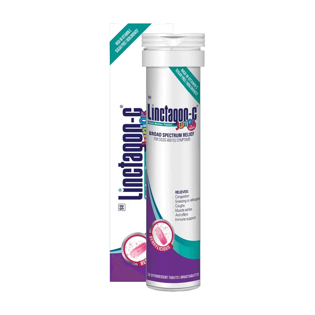 Linctagon C Junior Cold and Flu Effervescent, 20's - Vaids Pharmacy