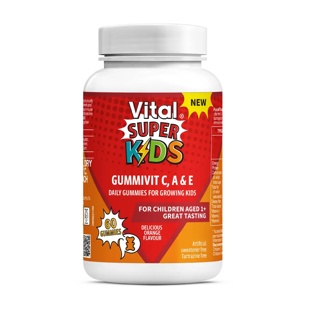 Vital Gummi Vit C, A & E Gummies, 60's