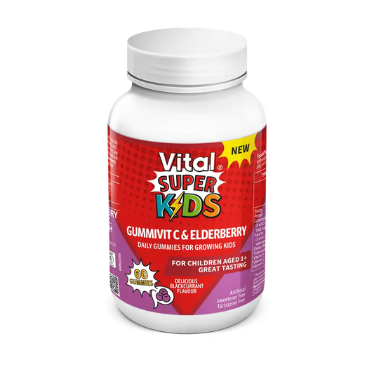 Vital Gummi Vit C & Elderberry Gummies, 60's
