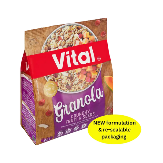 Vital Granola Crunchy Fruit & Seeds, 650g