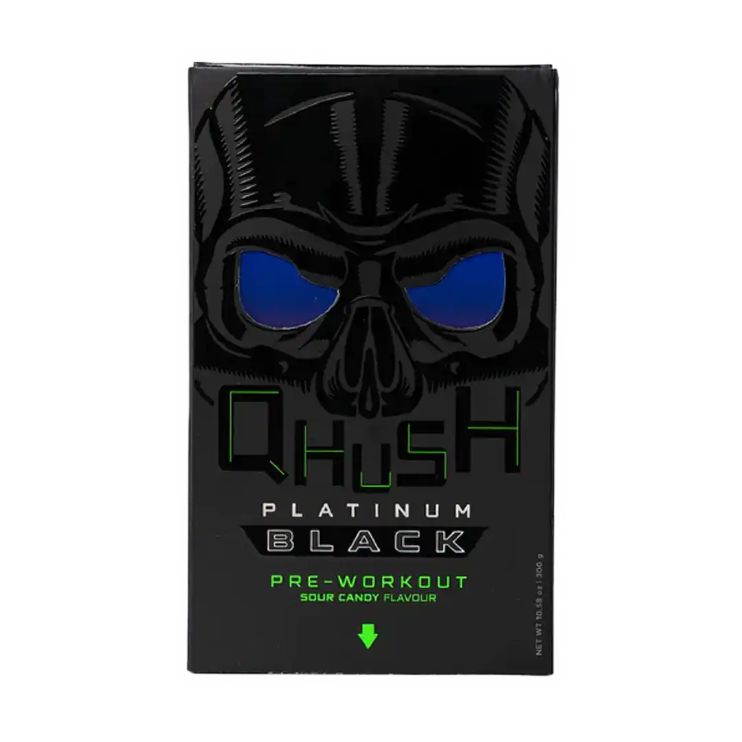 Qhush Platinum Black Pre-Workout, 15g