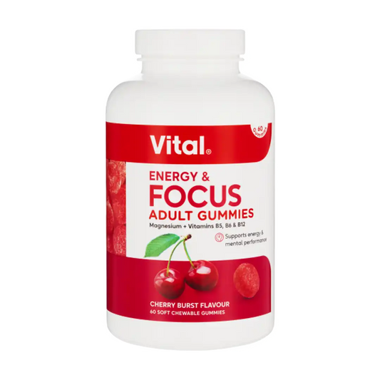 Vital Gummies Energy & Focus, 60s