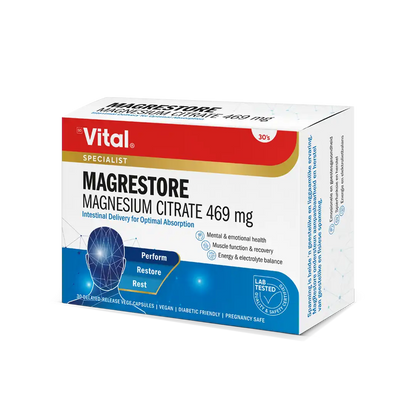 Vital MagRestore Capsules, 30's