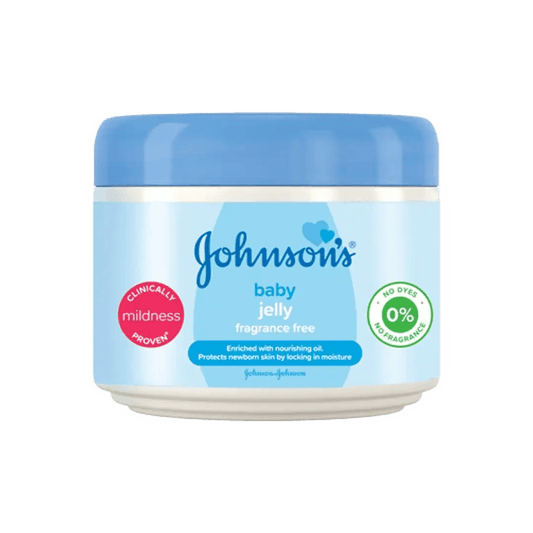 Johnson's Baby Jelly Fragrance Free, 100ml - Vaids Pharmacy