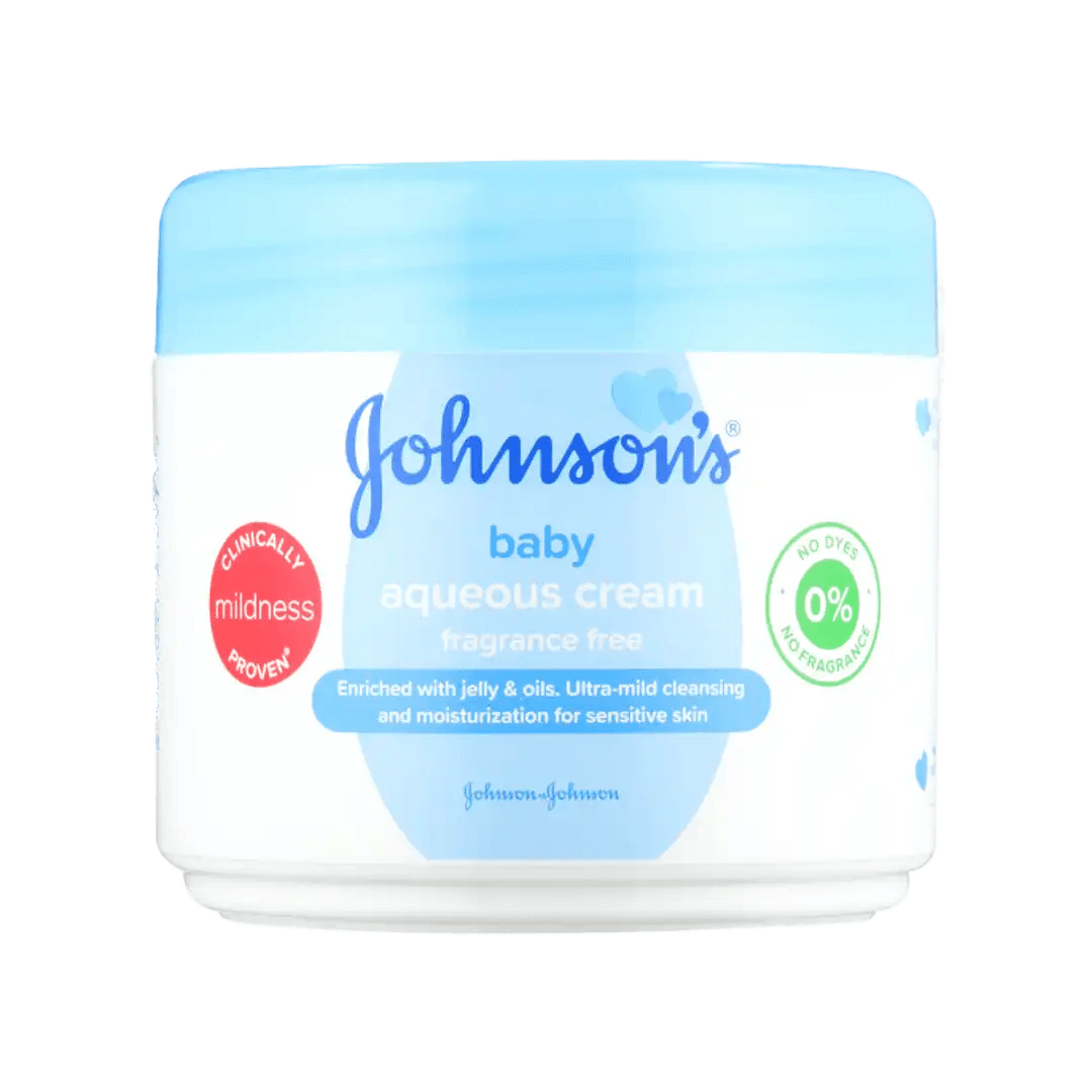 Johnson's Baby Aqueous Cream Fragrance Free, 350ml - Vaids Pharmacy