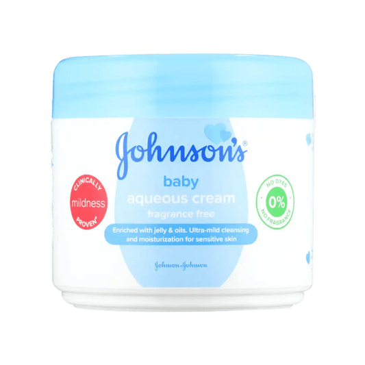 Johnson's Baby Aqueous Cream Fragrance Free, 350ml - Vaids Pharmacy