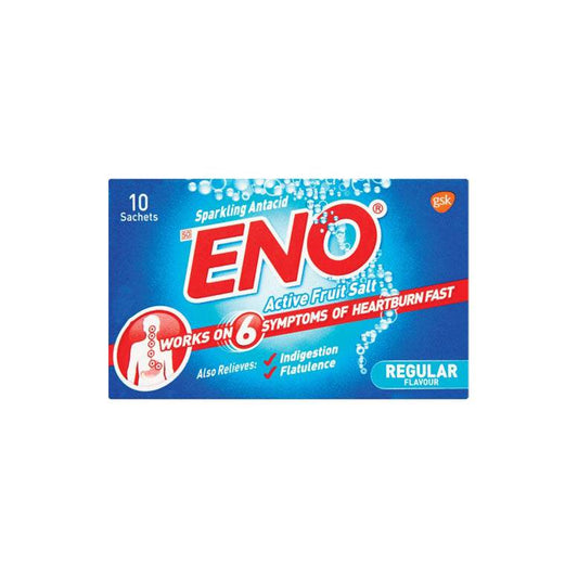 Eno Fruit Salt Plain Sachets, 10's - Vaids Pharmacy