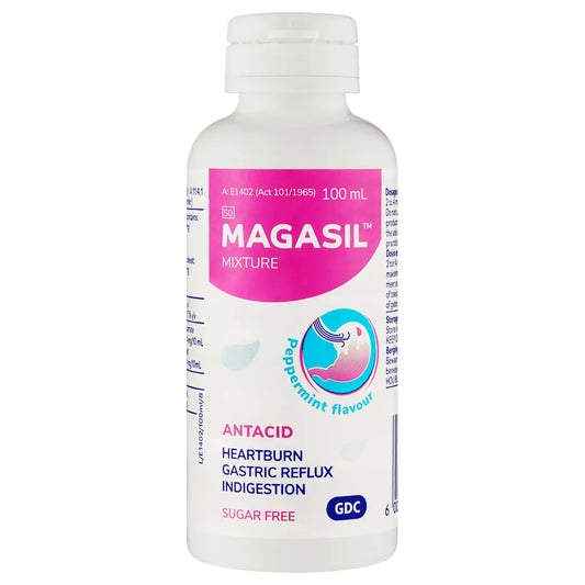 Magasil 100 ml Antacid Suspension — Relief for Heartburn & Hyperacidity