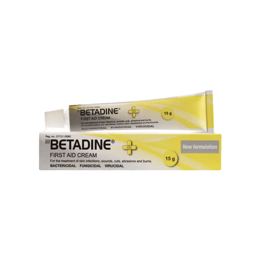 Betadine First Aid Cream, 15g - Vaids Pharmacy
