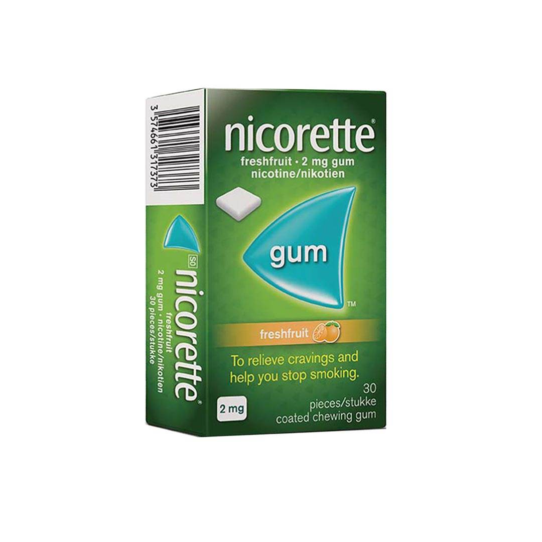 Nicorette Gum 2mg Assorted, 30's - Vaids Pharmacy