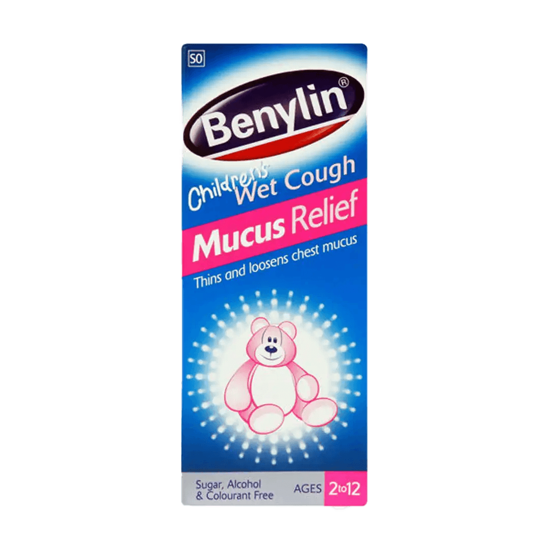 Benylin Children's Wet Cough Mucus Relief Syrup, 100ml - Vaids Pharmacy