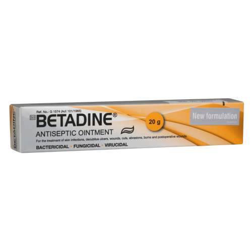 Betadine Antispetic Ointment 20g - Vaids Pharmacy
