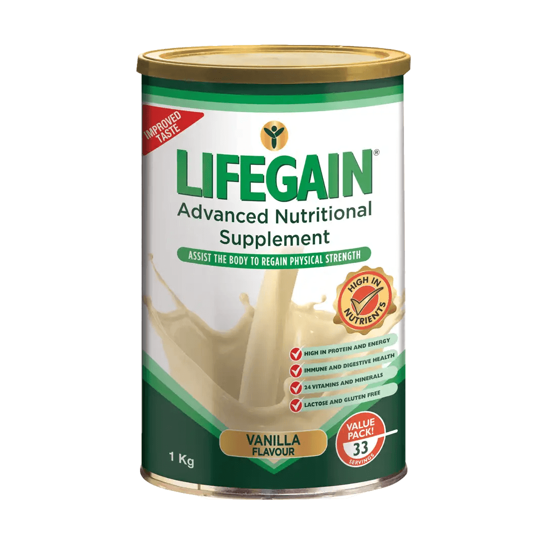 Lifegain Advanced Nutritional Support Vanilla, 1kg - Vaids Pharmacy