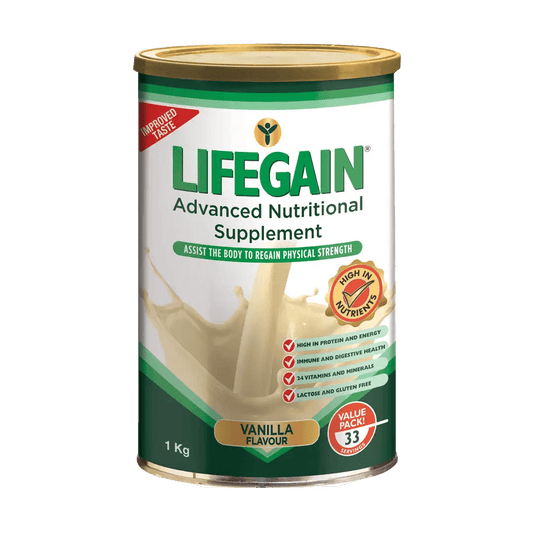 Lifegain Advanced Nutritional Support Vanilla, 1kg - Vaids Pharmacy