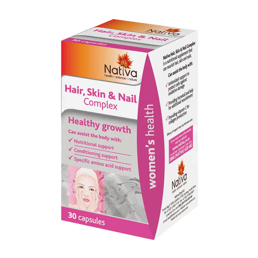 Nativa Hair Skin and Nail Complex Capsules, 30's - Vaids Pharmacy