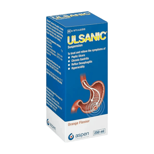 Ulsanic Suspension Orange Flavour, 250ml - Vaids Pharmacy