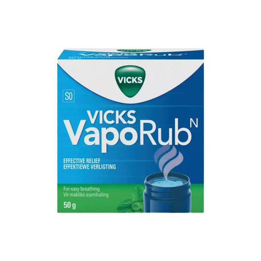 Vicks VapoRub Vaporizing Ointment, 50g - Vaids Pharmacy