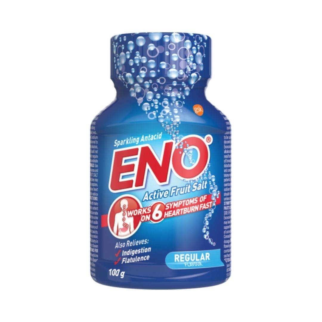 Eno Fruit Salt Plain, 100g - Vaids Pharmacy