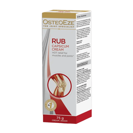 OsteoEze Rub Capsicum Cream, 75g - Vaids Pharmacy