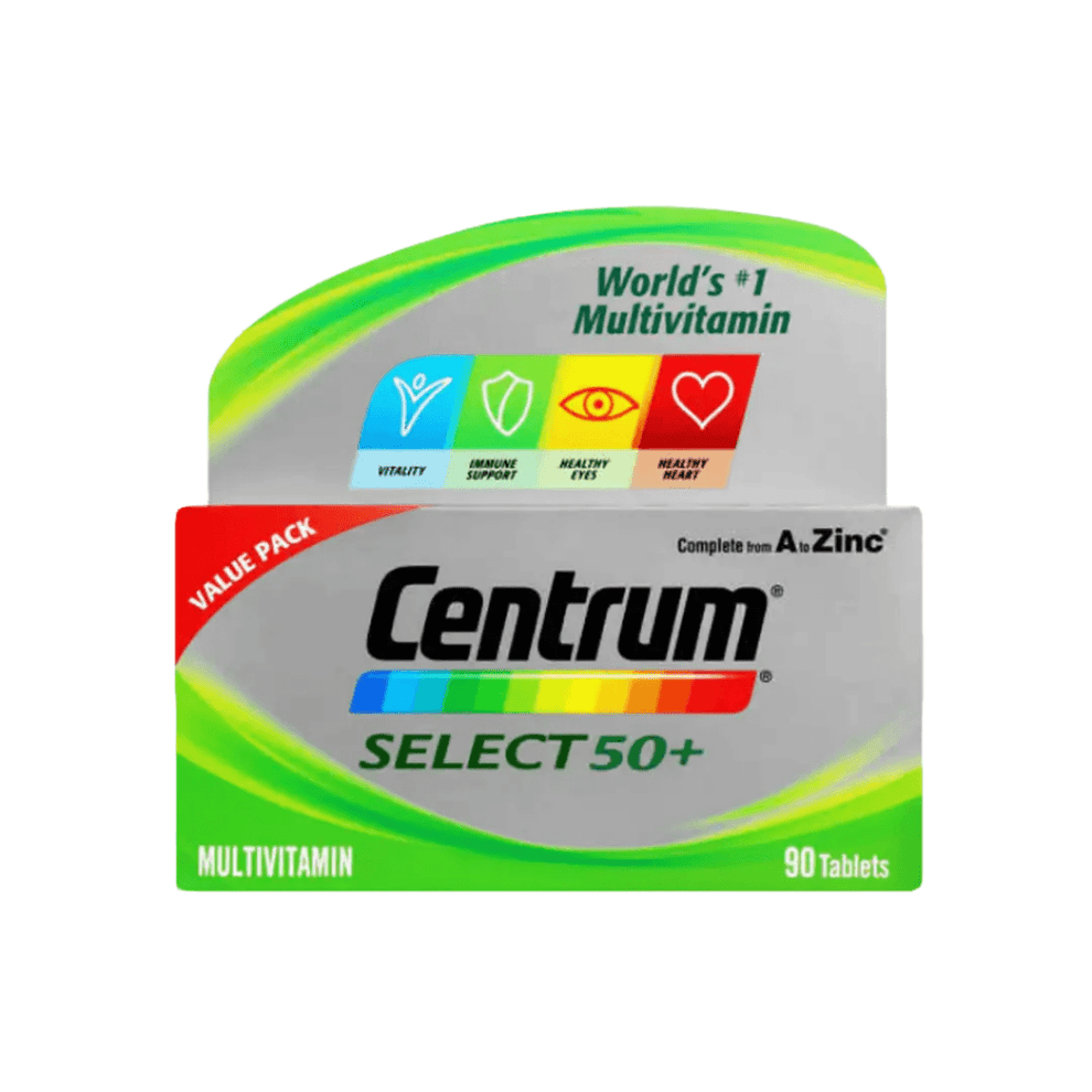 Centrum Select 50+ Tablets, 90's - Vaids Pharmacy