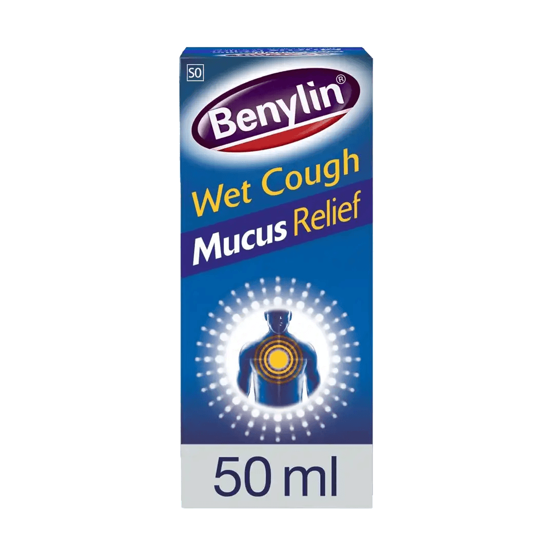 Benylin Wet Cough Mucus Relief Syrup, 50ml - Vaids Pharmacy