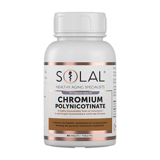 Solal Chromium Polynicotinate Tablets, 90's - Vaids Pharmacy