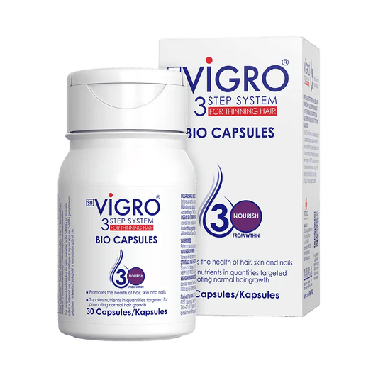 Vigro Hair Supplement Capsules, 30's - Vaids Pharmacy