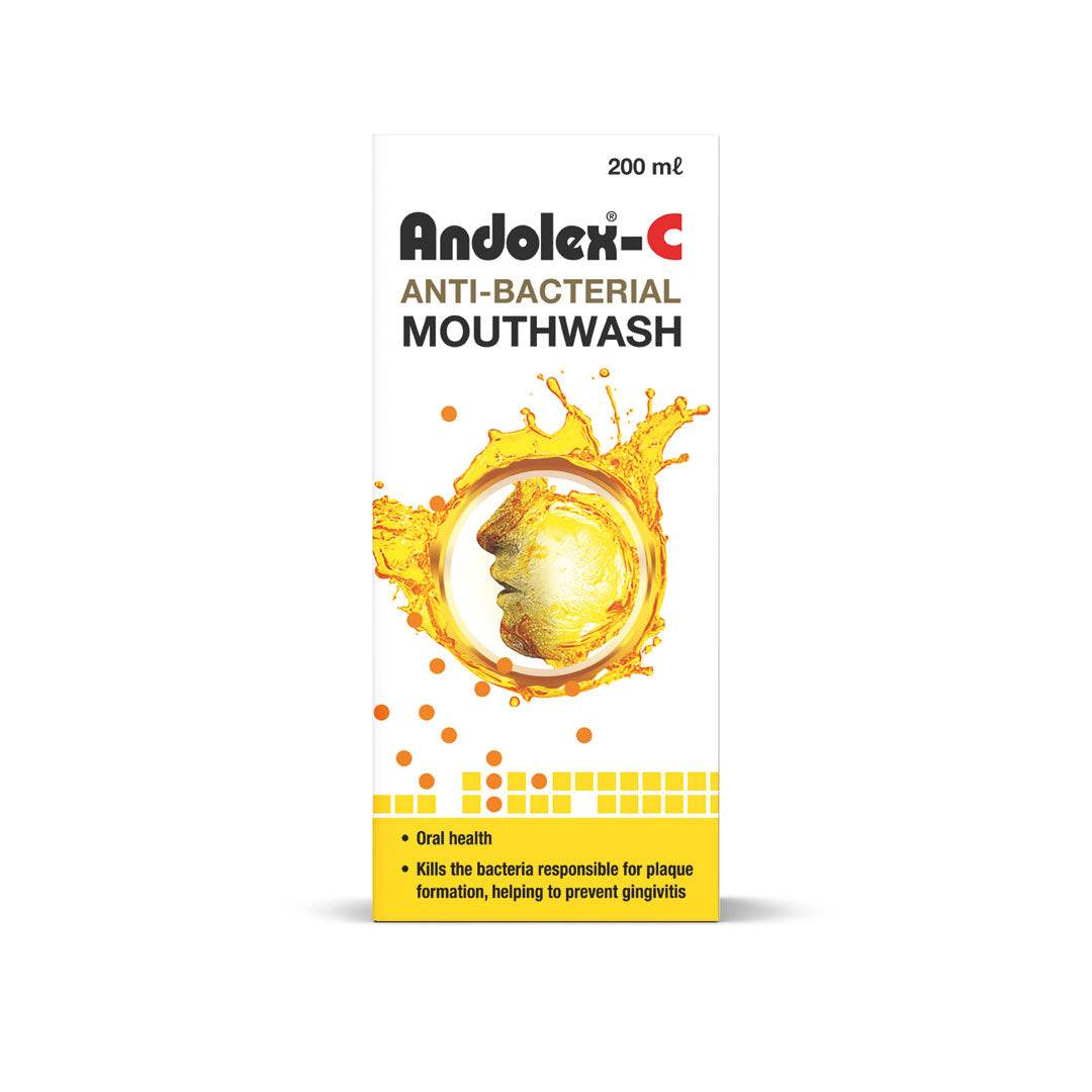 Andolex-C Anti-Bacterial Mouthwash, 200ml - Vaids Pharmacy