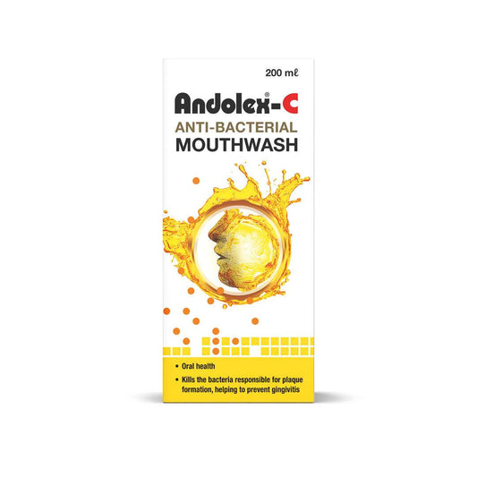 Andolex-C Anti-Bacterial Mouthwash, 200ml - Vaids Pharmacy