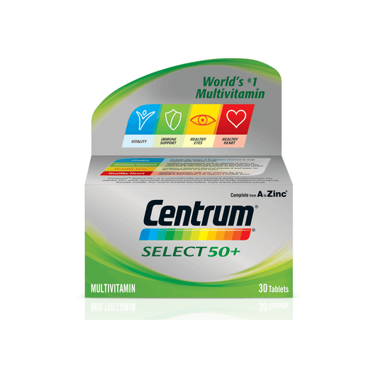 Centrum Select 50+ Tabs, 30's - Vaids Pharmacy
