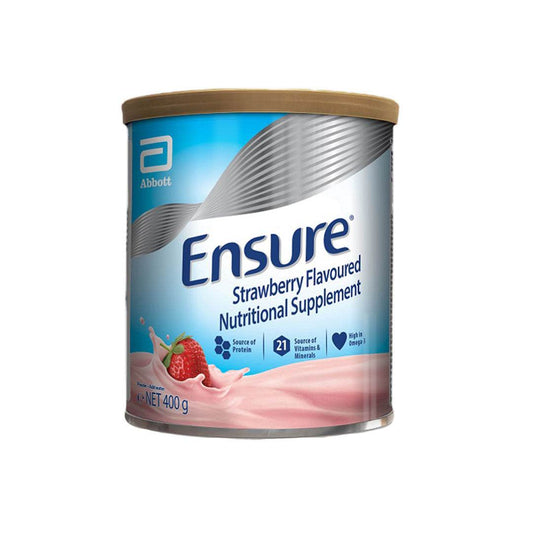 Ensure Nutrition Shake Strawberry, 400g - Vaids Pharmacy