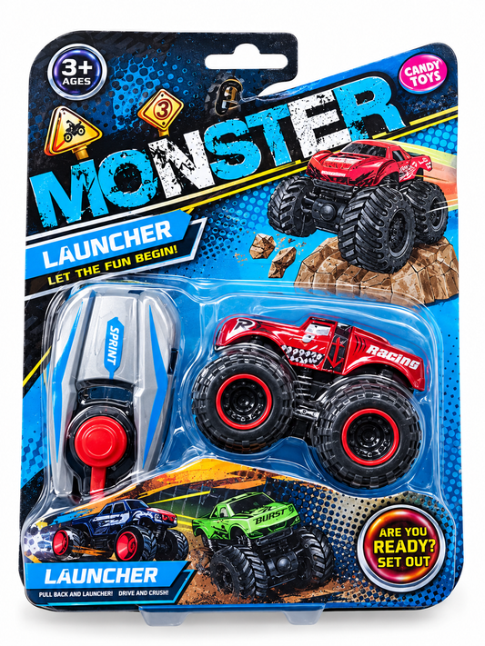 Monster Launcher Toy – Racing Truck & Launcher Set