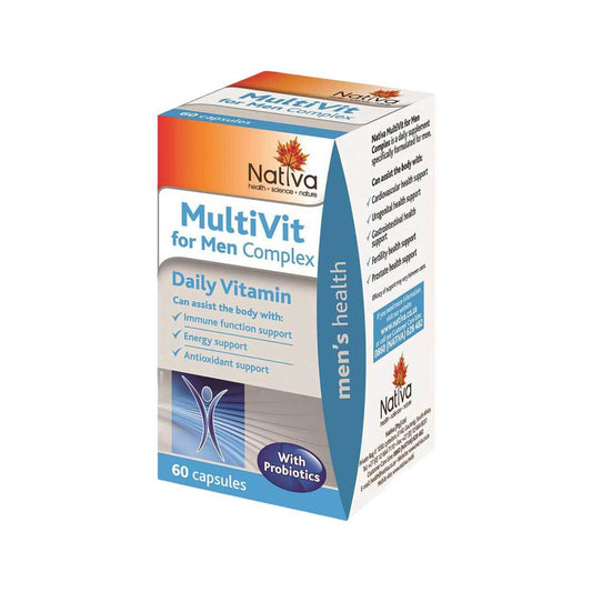 Nativa Multivitamin for Men Caps, 60's - Vaids Pharmacy