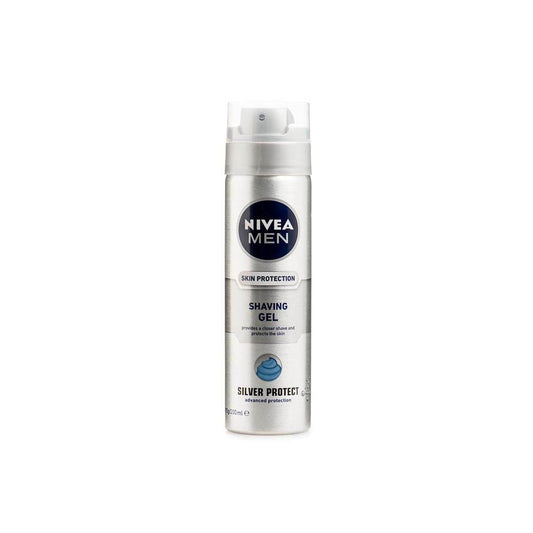 Nivea Men Silver Protect Shaving Gel, 200ml - Vaids Pharmacy