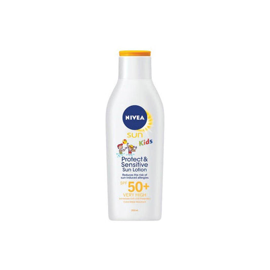 Nivea Sun Kids Pure & Sensitive Lotion SPF50+, 200ml - Vaids Pharmacy