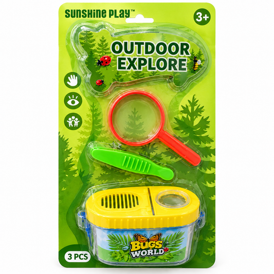 Sunshine Play Outdoor Toy Explore Bug Discovery Set – 3 Pieces