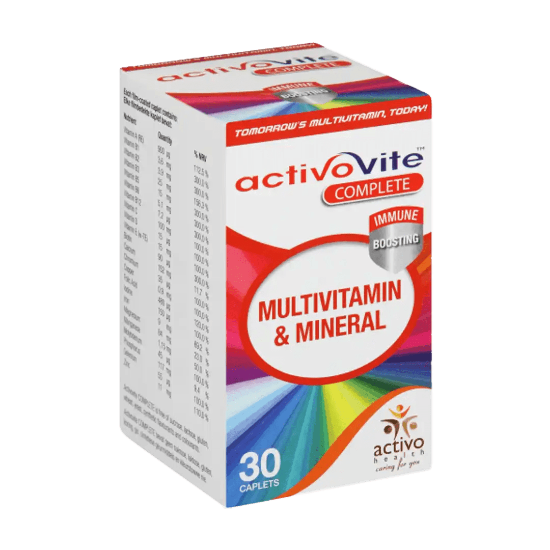 ActivoVite Complete Caplets, 30's - Vaids Pharmacy