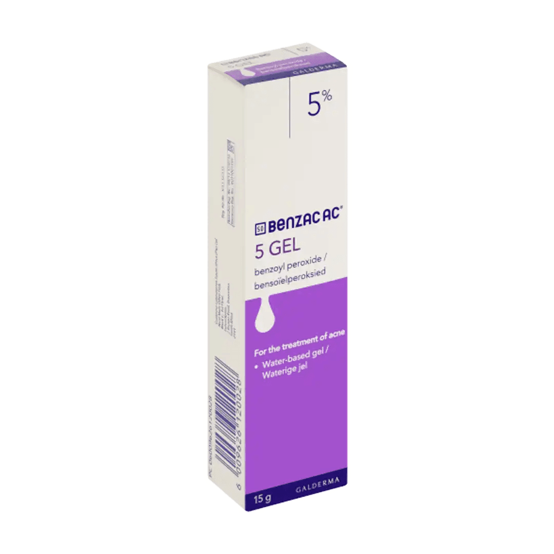 Benzac AC 5 Gel, 15g - Vaids PharmacyBenzac AC 5 Gel, 15gGaldermaVaids Pharmacy807842029